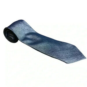 Ryan Seacrest Distinction Blue Duo Chrome Silk Mens Tie